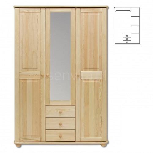 Sosnowa szafa SF100