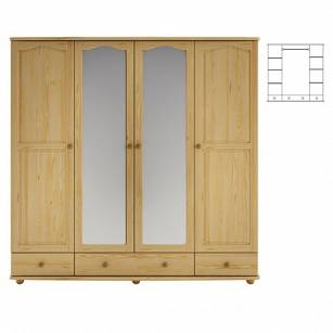 Sosnowa szafa SF120